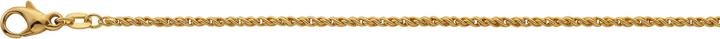 Produktbild Bijou Classic Collier Doppelanker linksgedreht 45 cm (Gold)