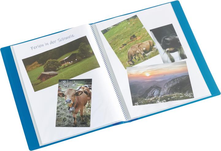 Actual product image Kolma Easy A4 book with 20 pockets blue (A4, 1 x)