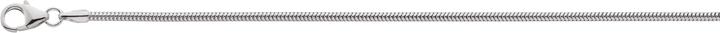 Produktbild Bijou Classic Collier Schlange 60 cm (Silber)