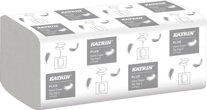 Produktbild Katrin Papierhandtücher 35311 PLUS Zick-Zack-Falzung 2-lagig 4.000 Tücher (20 x)