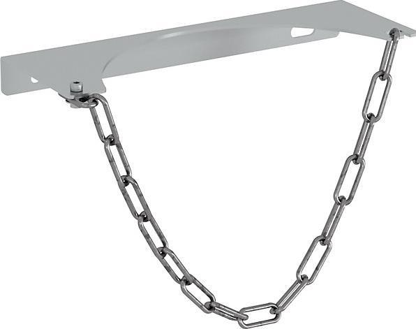 Actual product image eurokraft basic Gas cylinder wall mounting bracket, for max. cylinder-Ø 230 mm, for 1 cylinder.
