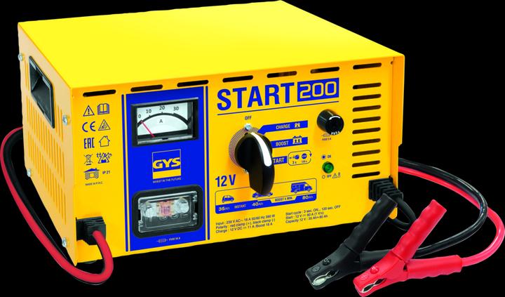 Image du produit GYS Chargeur et démarreur de batterie, START 200