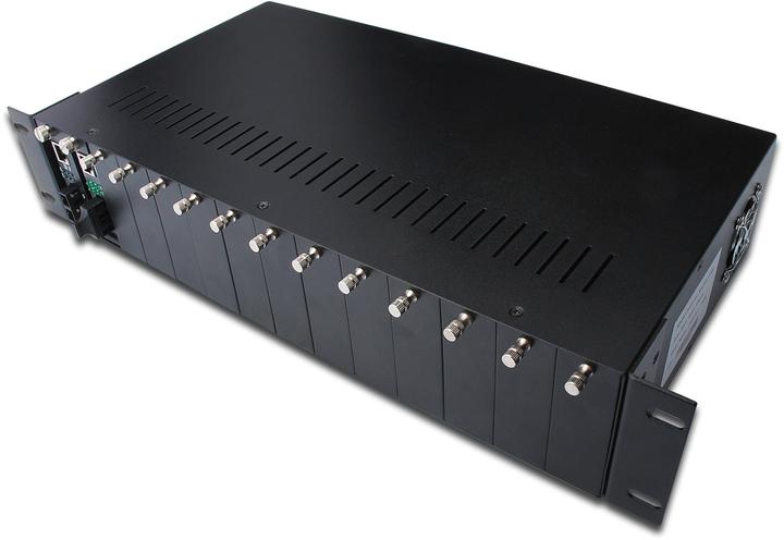 Digitus 14 Sl. Medienkonverter Chassis (Netzwerk Zubehör)