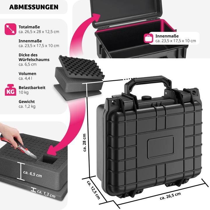 Actual product image tectake Universal photo case (Photo case, 4.40 l)