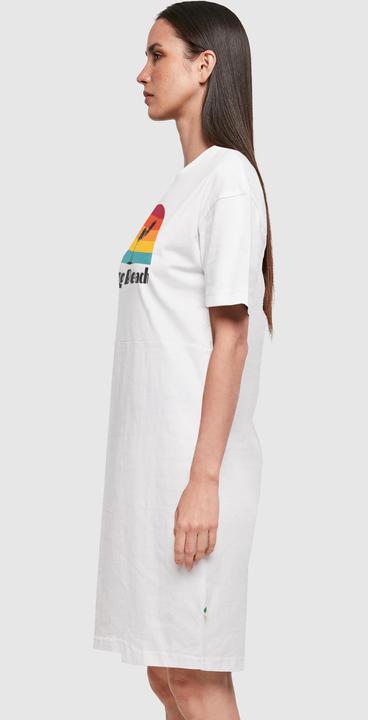 Produktbild Merchcode Ladies Long Beach Organic Oversized Slit Tee Dress - 117779 (M)