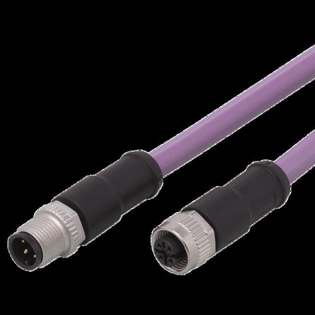 Image du produit IFM Câble de connexion ger/ger. M12 5p CAN Bus hfr E115 - câble - 5 m