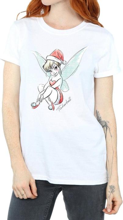 Immagine prodotto Disney Tinkerbell Christmas Fairy Maglietta Ampia Donna (XXL)