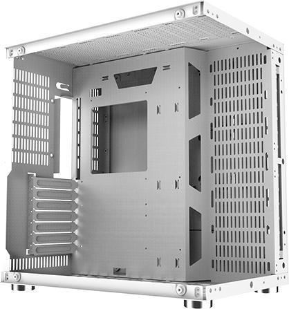 Image du produit Xigmatek Boitier Moyen Tour ATX compatible Aquarius Plus RGB avec panneaux vitrés (Blanc) (mATX, Mini-ITX, ATX)