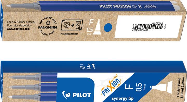 Image du produit Pilot FriXion Refill Point Set à 3 (Recharger, Bleu, 0.30 mm)