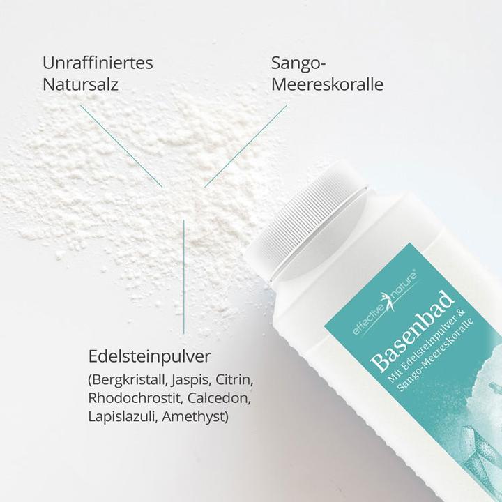 Actual product image Effective Nature Alkalising bath with sango coral (Bath truffles)