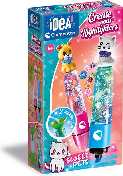 Clementoni Idea Machen Sie Ihre eigenen Textmarker - Süsse Haustiere