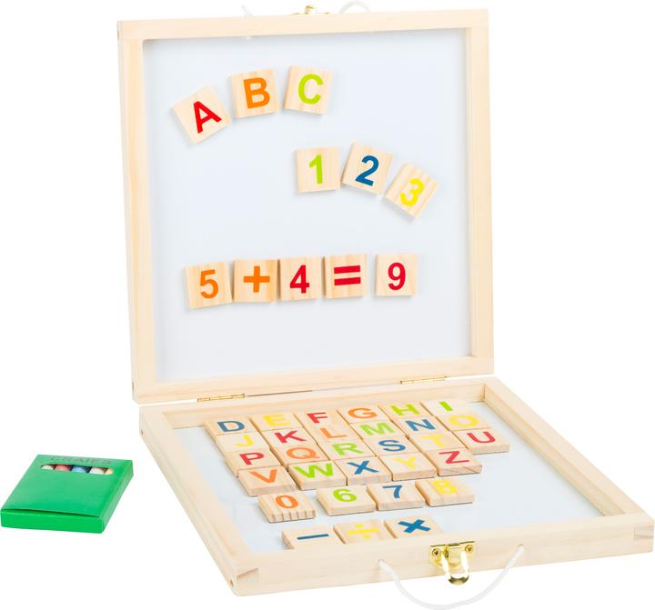 Actual product image small foot magnetic letters and numbers