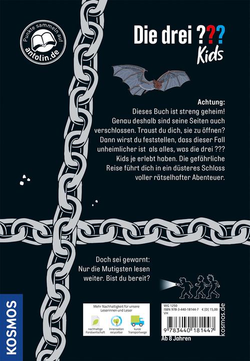 Immagine prodotto Kosmos Die drei??? Kids, Das geheime Buch (Tedesco, Ulf Blanck, 2024)