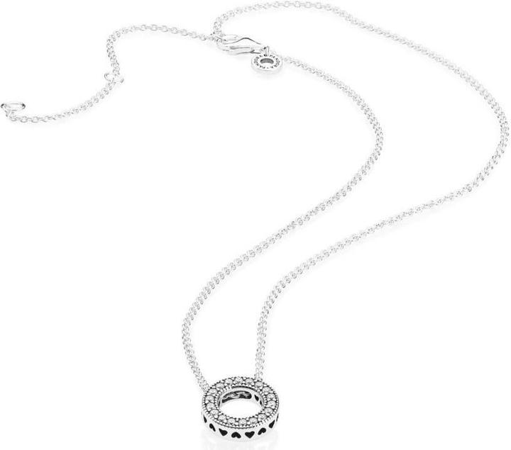 Actual product image Pandora Hearts of necklace (Silver, 45 cm)