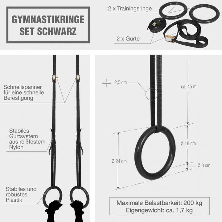 Image du produit Gorilla Sports Anneaux de gymnastique