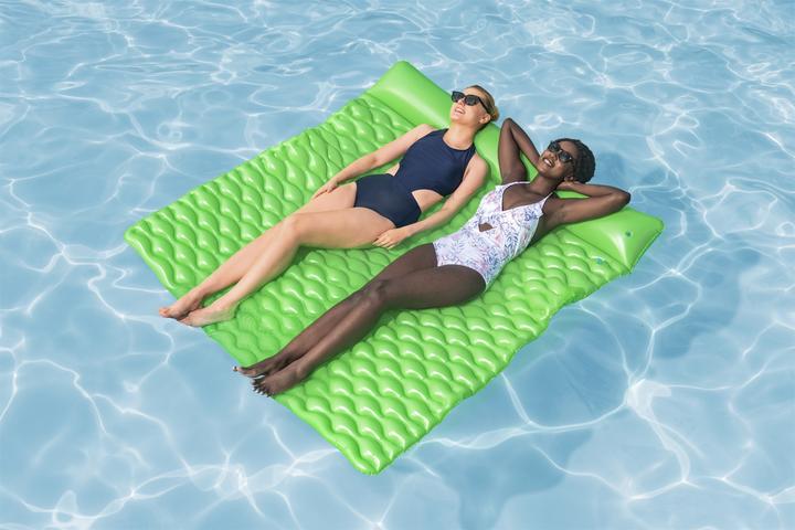Actual product image Bestway XL air mattress Float n' Roll™ 213 x 170 cm