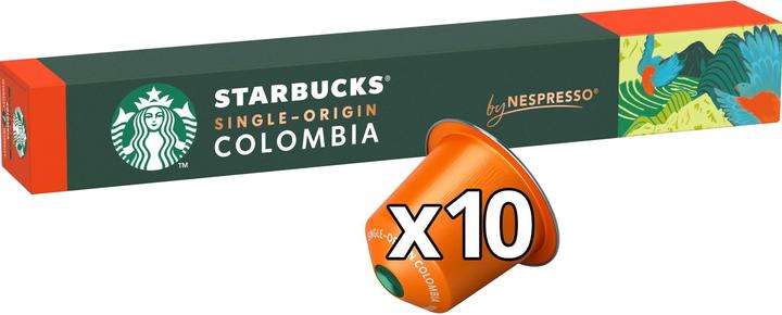 Produktbild Starbucks Kaffeekapseln Colombia Medium Roast 12 x 10 Stück (10 x Port.)
