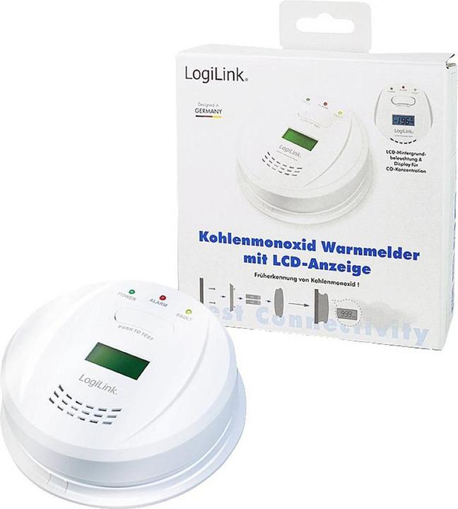 Produktbild LogiLink Kohlenmonoxidmelder