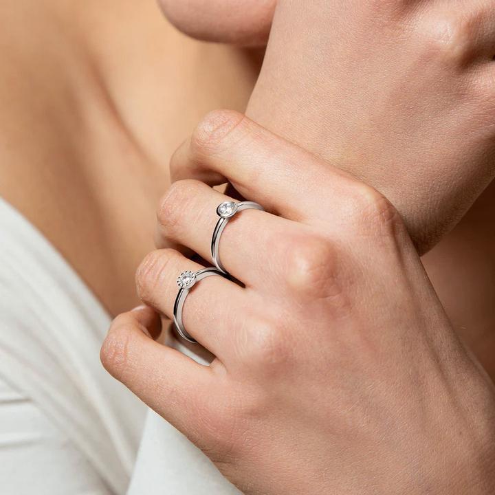 Immagine prodotto Xenox Anello cerchio d'argento (52, 925 Argento)