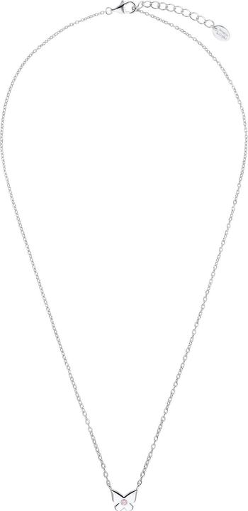 Produktbild Prinzessin Lillifee Halsschmuck für Mädchen, 925 Sterling Silber, Zirkonia (synth.) | Schmetterling (925er Silber, 38 cm)