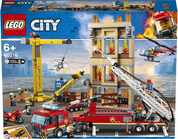 Actual product image LEGO Downtown Fire Brigade (60216, LEGO City)
