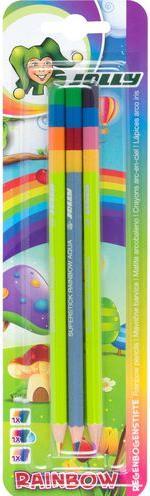 Actual product image Jolly 3 SUPERSTICK RAINBOW coloured pencils multicoloured (Multicoloured, 3 x)