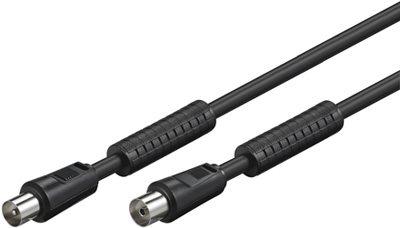 Produktbild Good Connections Antennenkabel mit Mantelstromfilter, Doppelschirmung, schwarz, 2,5m, ® (85 dB, Antennenkabel)