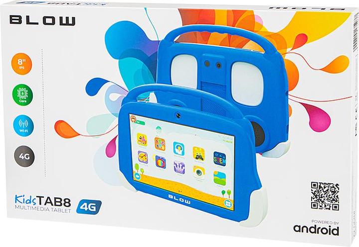 Image du produit Blow Tablet KidsTAB8 4G 4/64GB blue + étui (4G, 7.99", 64 Go, Astral Blue)