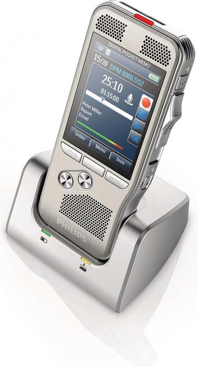 Actual product image Philips DPM8300 Pocket Memo Integrator (without software, slide switch). (4 GB)