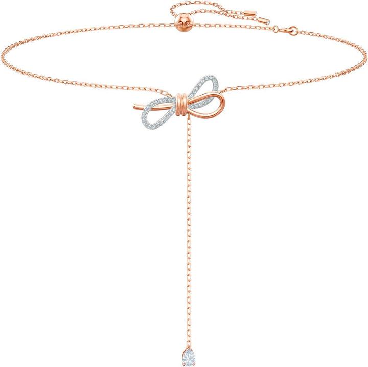 Actual product image Swarovski Lifelong Bow Necklace (Stainless steel)