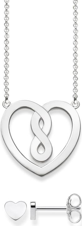 Thomas Sabo Kette & Ohrstecker Valentinstag (Silber)