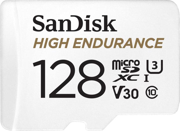 SanDisk High Endurance (128 GB, microSDXC, U3, UHS-I)