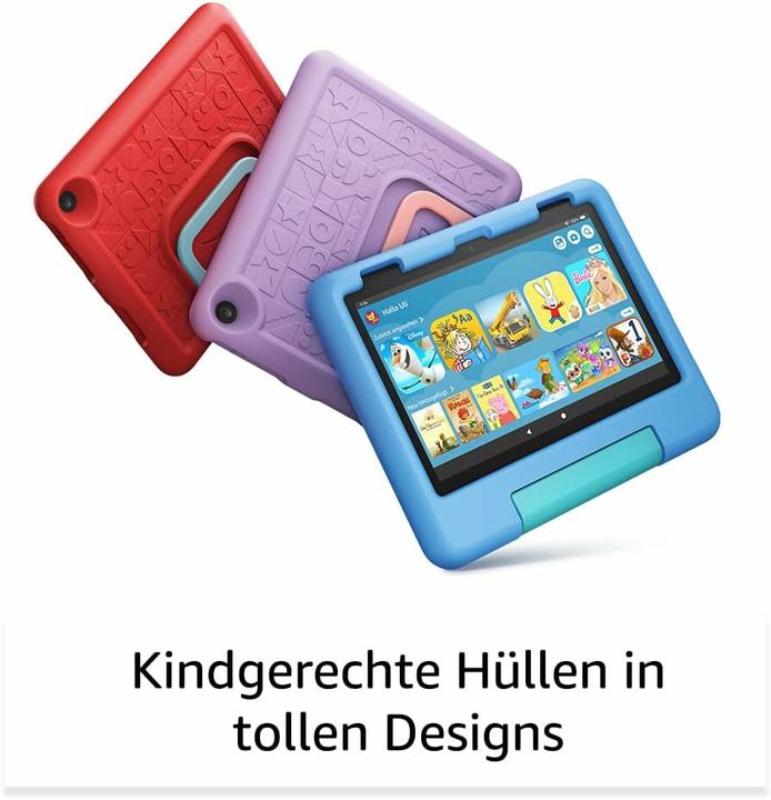 Image du produit Amazon Fire HD 8 Kids (2022), housse incluse (WLAN uniquement, 8", 32 Go, Red)
