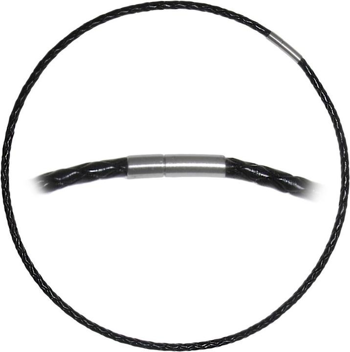 Produktbild Bijouteria Schlichte Halskette (Leder, Edelstahl, 40 cm)