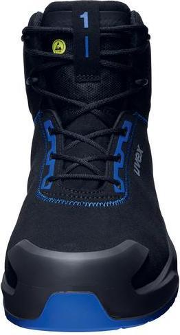 Actual product image Uvex Sports uvex 1 x-craft boot S2 68150 black, blue width 14 size 42 (S2, 42)