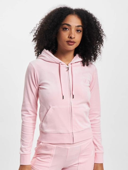Juicy Couture ZIP THROUGH HOODIE WITH ZIP PULL & JC - 102755 (M)