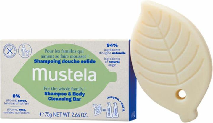Produktbild Mustela BIO champú sólido 75 gr (Festes Shampoo)