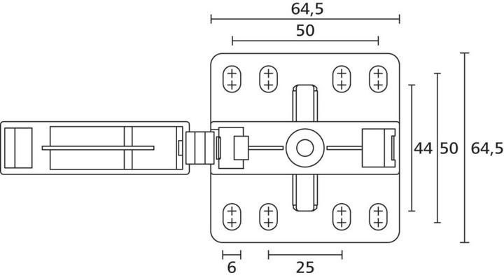 Actual product image HellermannTyton Hose holder Screwable IWS corrugated pipe holder for corrugated pipes, NW 50