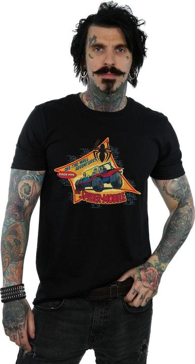 Immagine prodotto Spider-Man The Spider Mobile Maglietta Uomo (3XL)