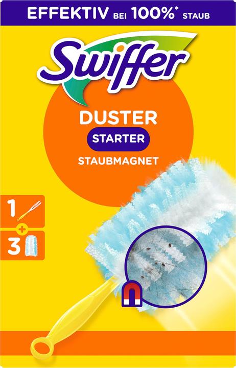 Productafbeelding Swiffer Staubmagnet Starterset Griff + 3 Tücher (4 Pcs.)
