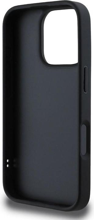 Actual product image Guess GUHCP16XPSQSQSK iPhone 16 Pro Max 6.9" czarny/black hardcase Quilted Metal Logo (Apple iPhone 16 Pro Max)