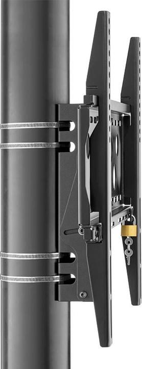 Productafbeelding Hagor PLW SERIES - Montagedeel (Kolomadapter) voor LCD-scherm - Zwart - Afbeeldingen (55", 30 kg)