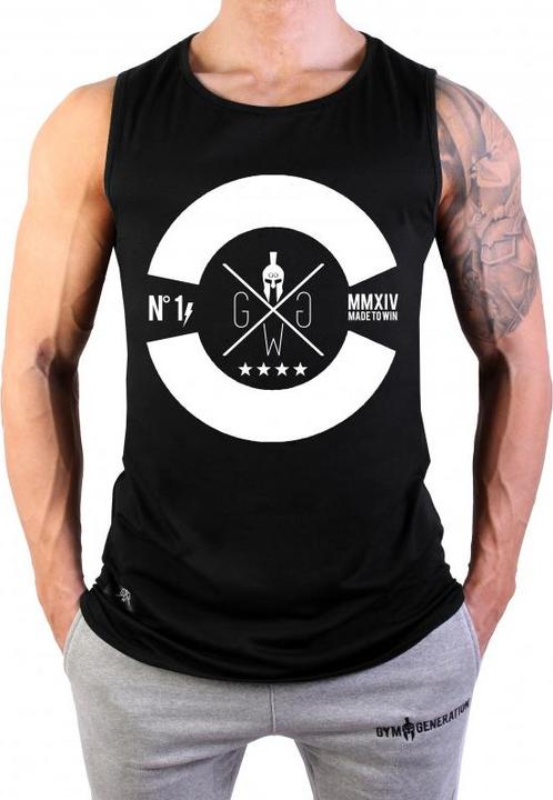 Gym Generation Warriors College T-Shirt Schwarz (S)