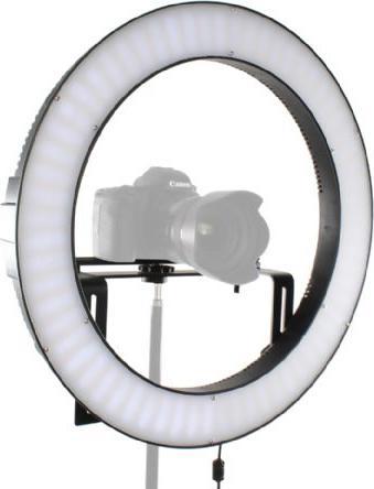 Produktbild Falcon Eyes Bi-Color LED Ringlampe Dimmbar DVR-512DVC auf 230V (Ringleuchte)