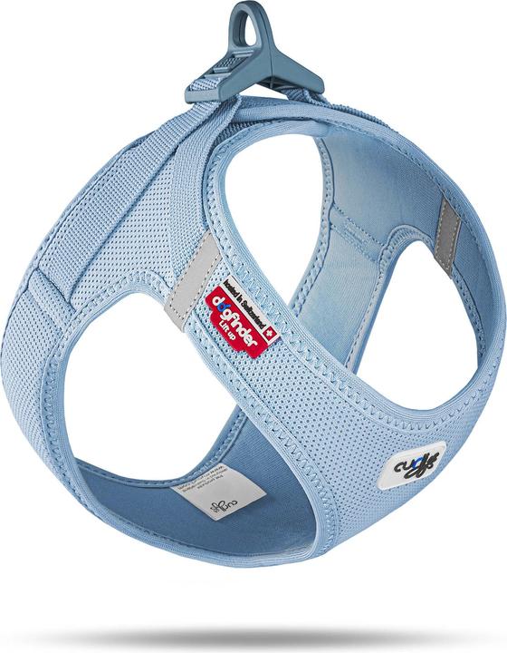 Curli Harness Vest Air-Mesh XL, Skyblue (XL, Dog, General)