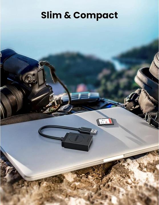 Actual product image Ugreen 2 in 1 USB-A 3.0 card reader (USB 3.0)