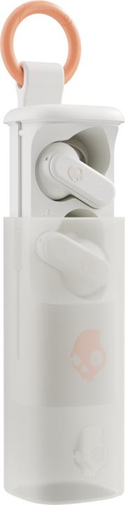 Immagine prodotto Skullcandy Dime Evo True Wireless In-Ear Bone/Orange (ANC, 36 h, Senza fili)