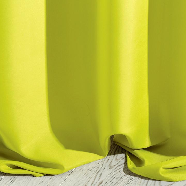 Produktbild Eurofirany Nachtvorhang RITA aus glattem Stoff, 140X250 cm Schlaufen (140 x 250 cm)