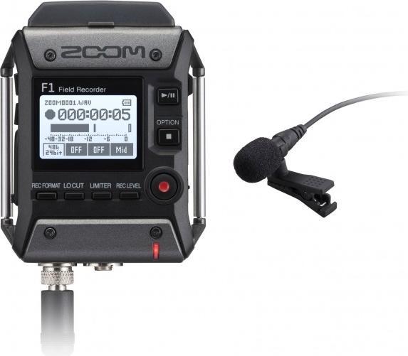 Actual product image Zoom F1-LP Field Recorder with lavalier microphone (Handheld)