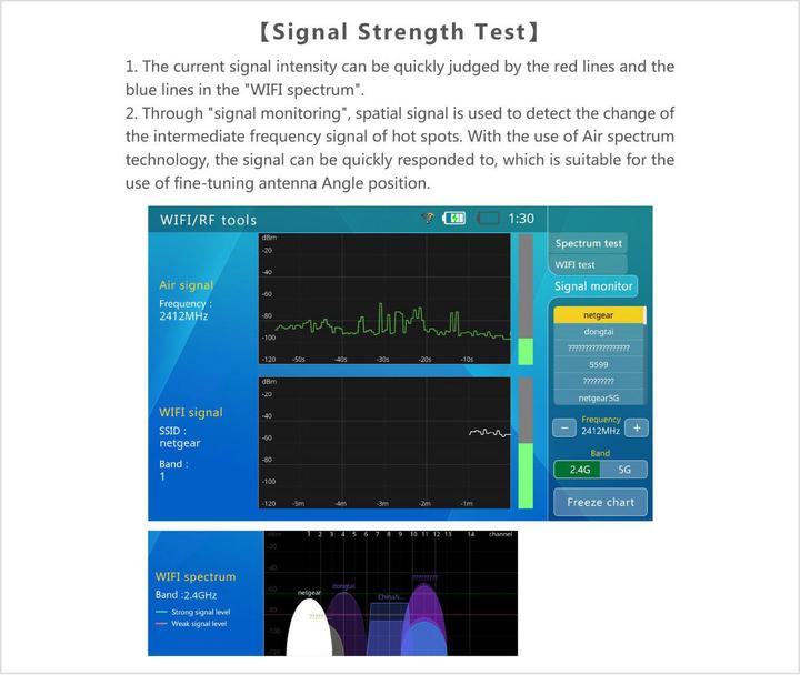Actual product image Ernitec 7" touch screen test monitor